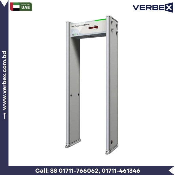 Verbex VTS-WD6S 6-Zones Walk through Metal Detector Gate