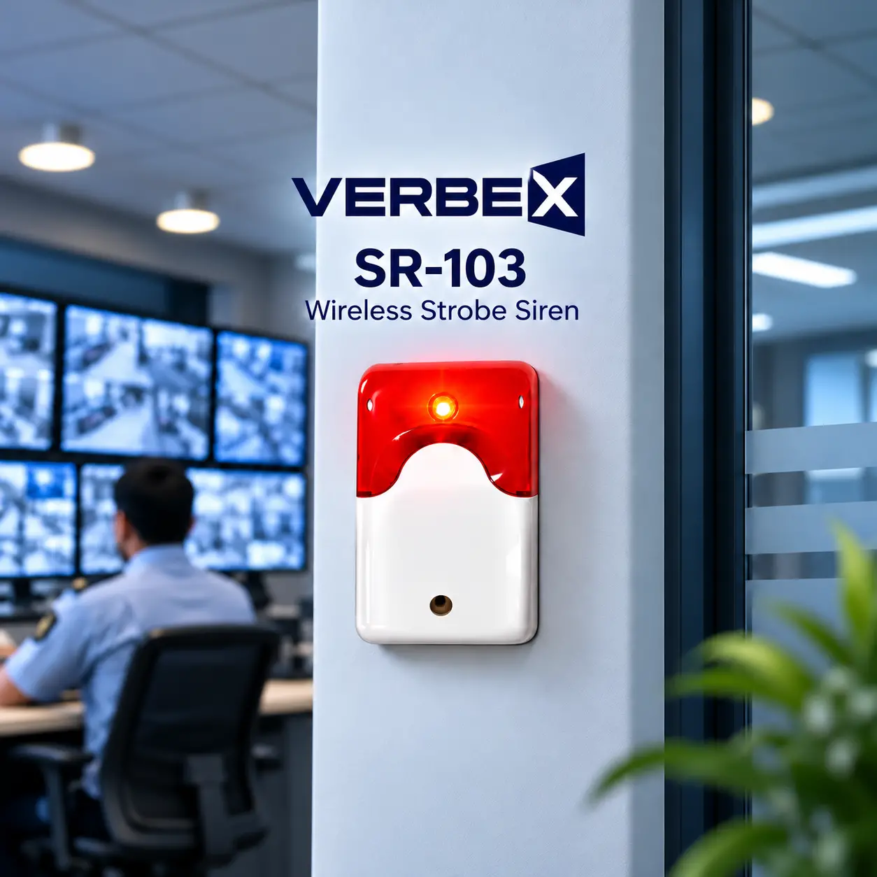 SR-103 Wireless Strobe Siren