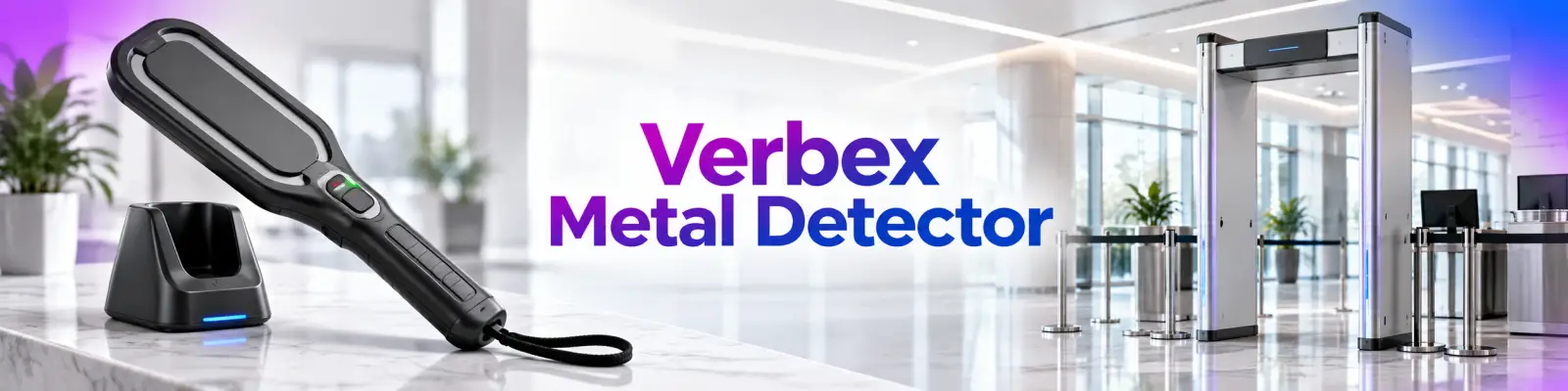 Verbex Metal Detector  Handheld, Walk Through & Professional Security Metal Detection Equipment